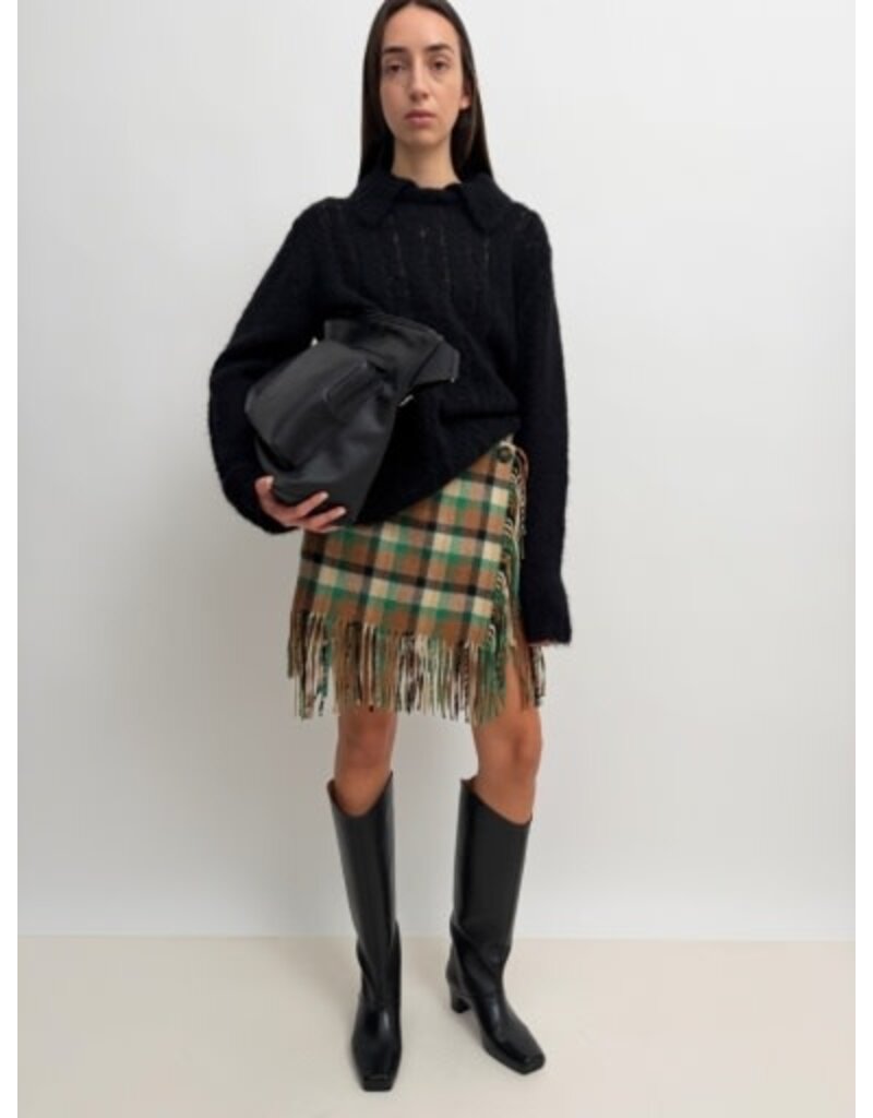 Rodebjer Aera Check Fringe