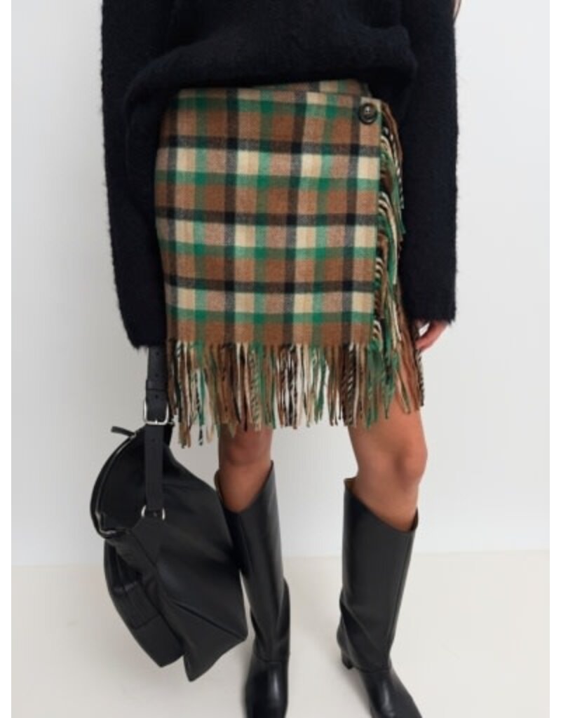 Rodebjer Aera Check Fringe