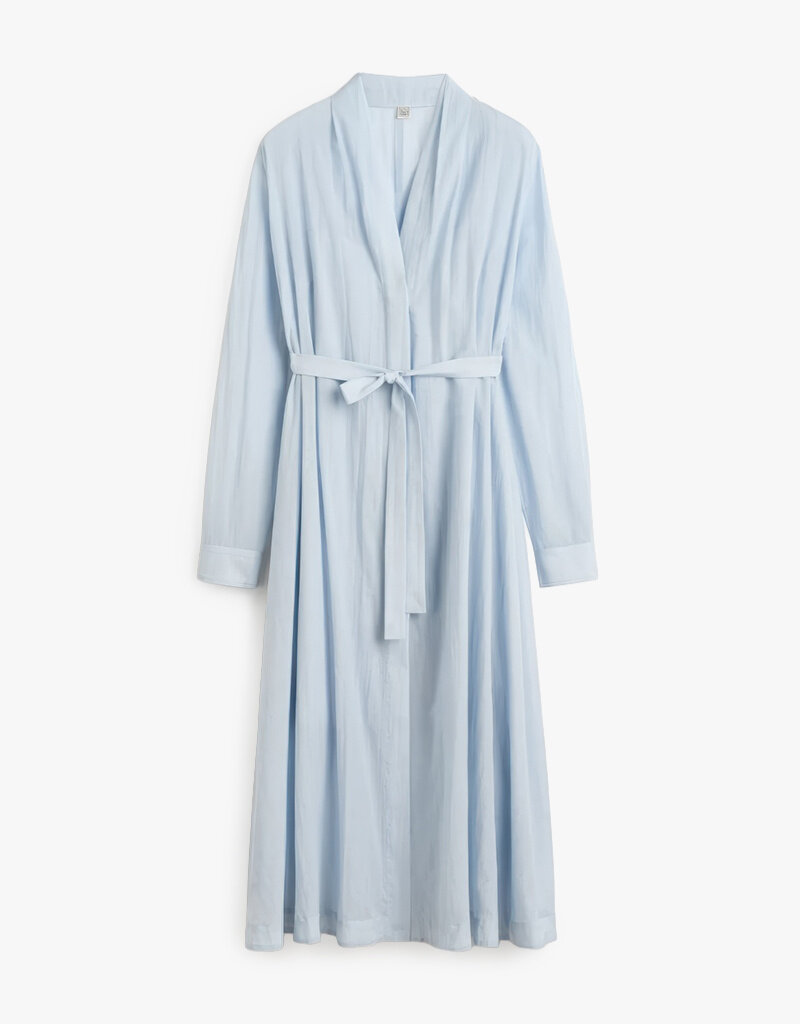 Toteme Belted Cotton Voile Dress