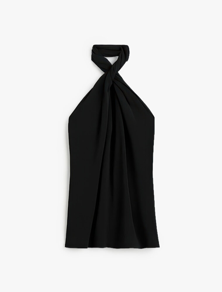 Toteme Twisted Jersey Halter Top
