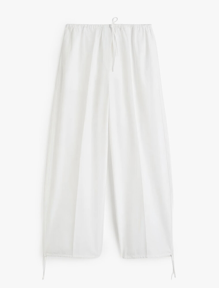 Toteme Drawstring Cotton Trousers