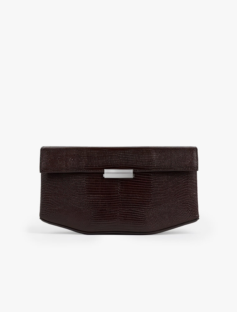 Toteme Clip Lizard-Embossed Shoulder