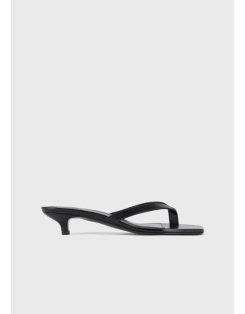 Toteme Leather Heeled Flip Flops