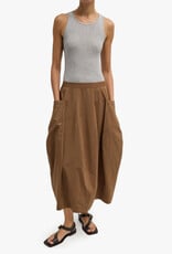 Tibi Nylon Lantern Skirt