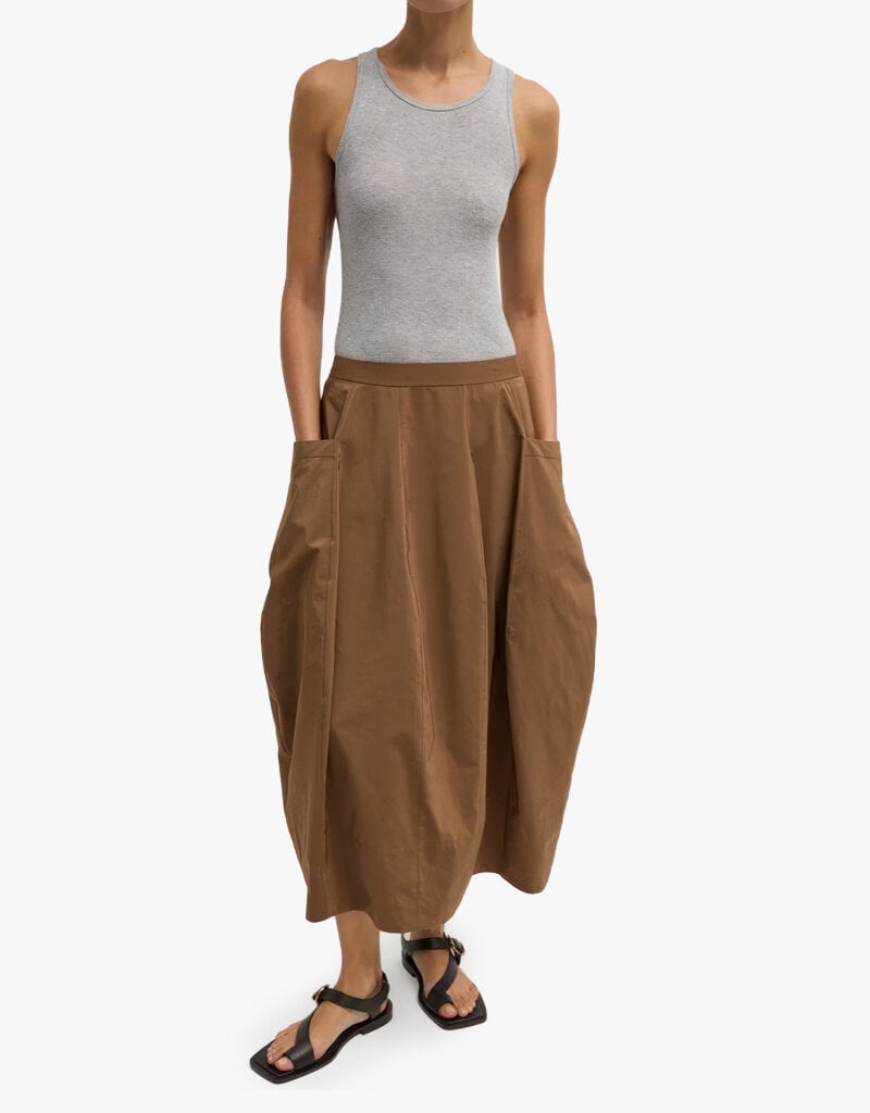 Tibi Nylon Lantern Skirt