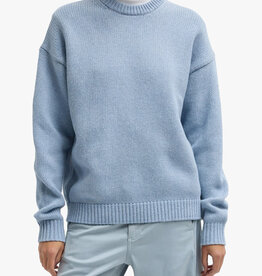 Tibi Cotton Wool Crewneck Easy Pullover