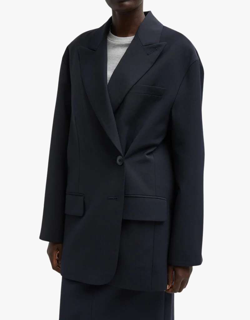 Tibi Tropical Wool Liam Blazer