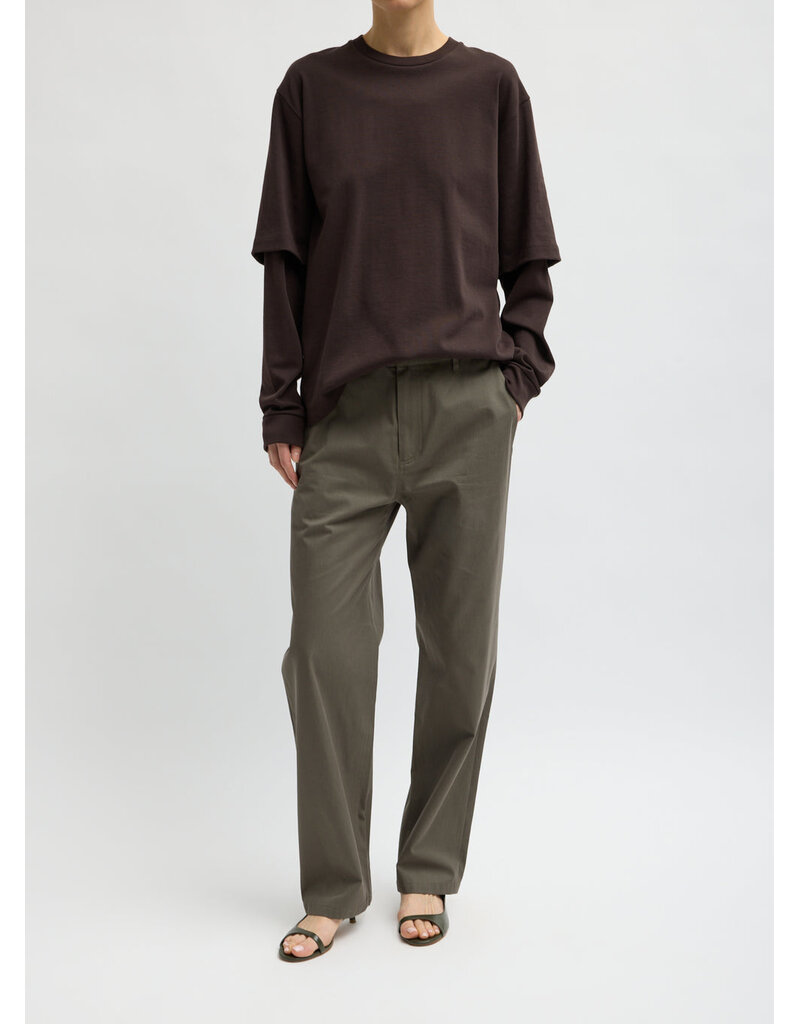 Tibi Perfect T Unisex Double Layer Long Sleeve T