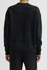 Tibi Speckled Tweed Crewneck Easy Pullover