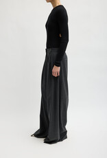 Tibi Cozy Flannel Triple Pleat Pant