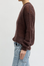 Tibi Silk Super Kid Mohair Crewneck Easy Pull