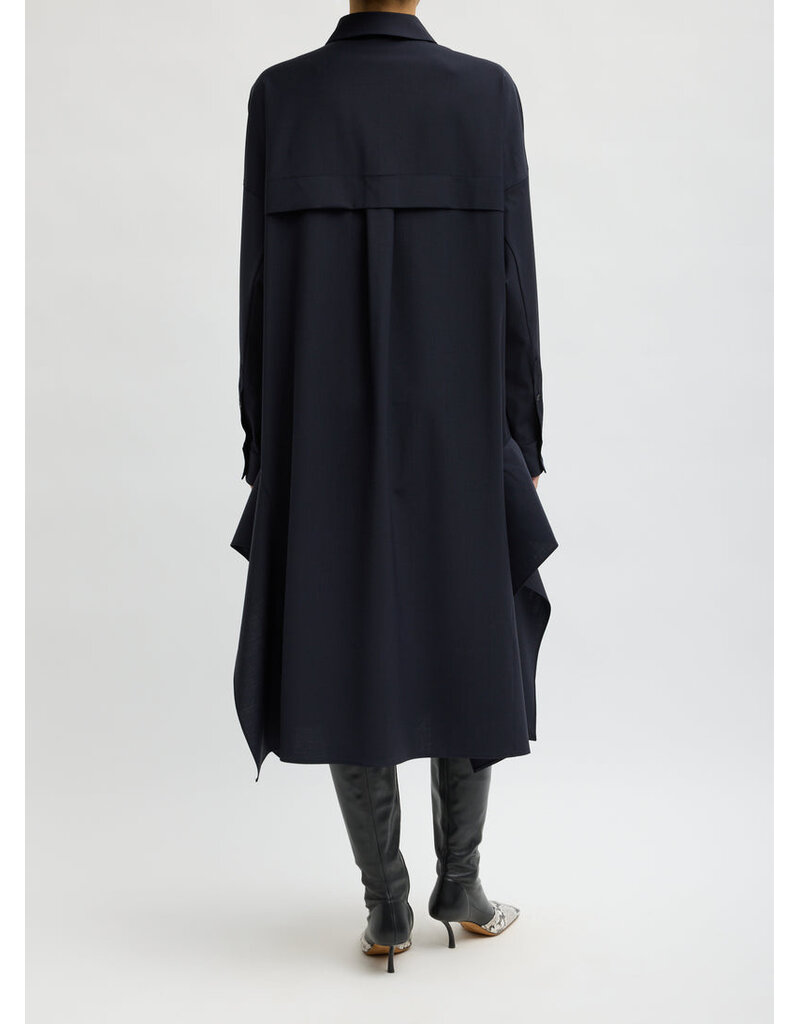 Tibi Tropical Wool Shirtdress