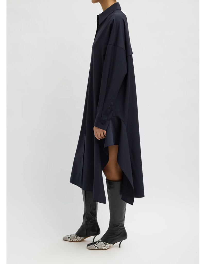 Tibi Tropical Wool Shirtdress