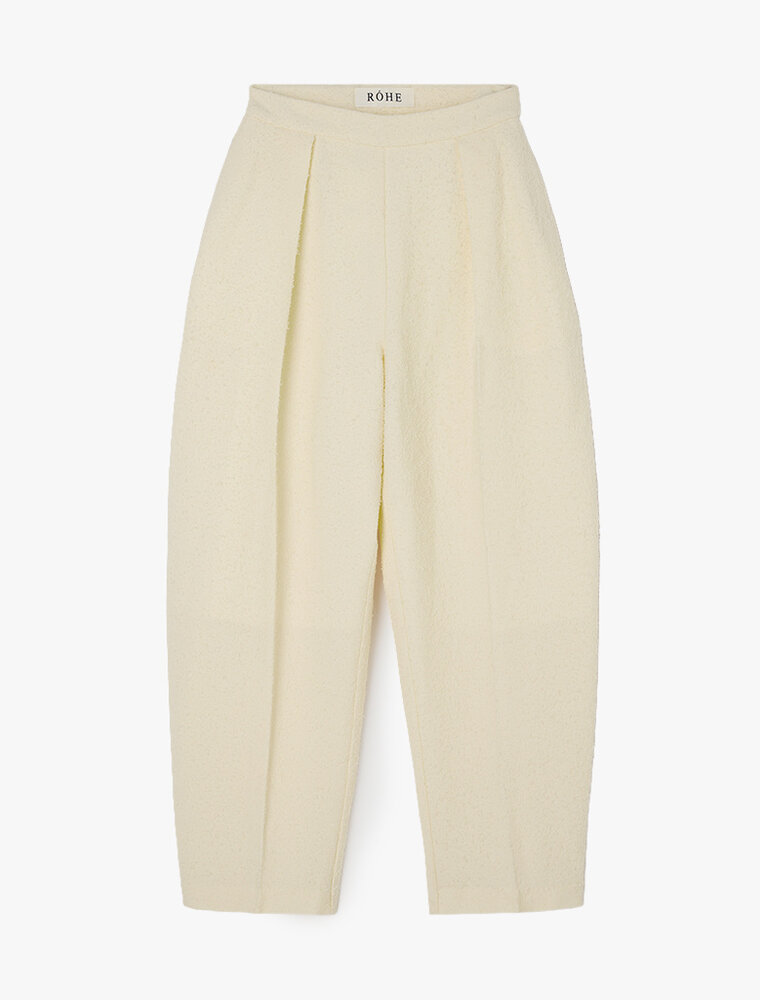 Róhe Puck Sculptural Boucle Tailored Trousers