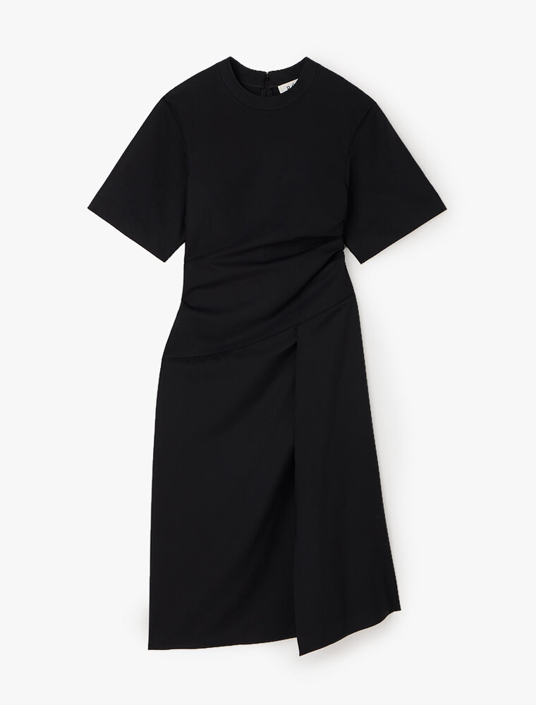 Róhe Sculptural Short Sleeve Dress