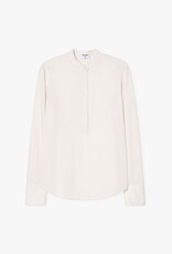 Filippa K Half Placket Stand Collar Blou