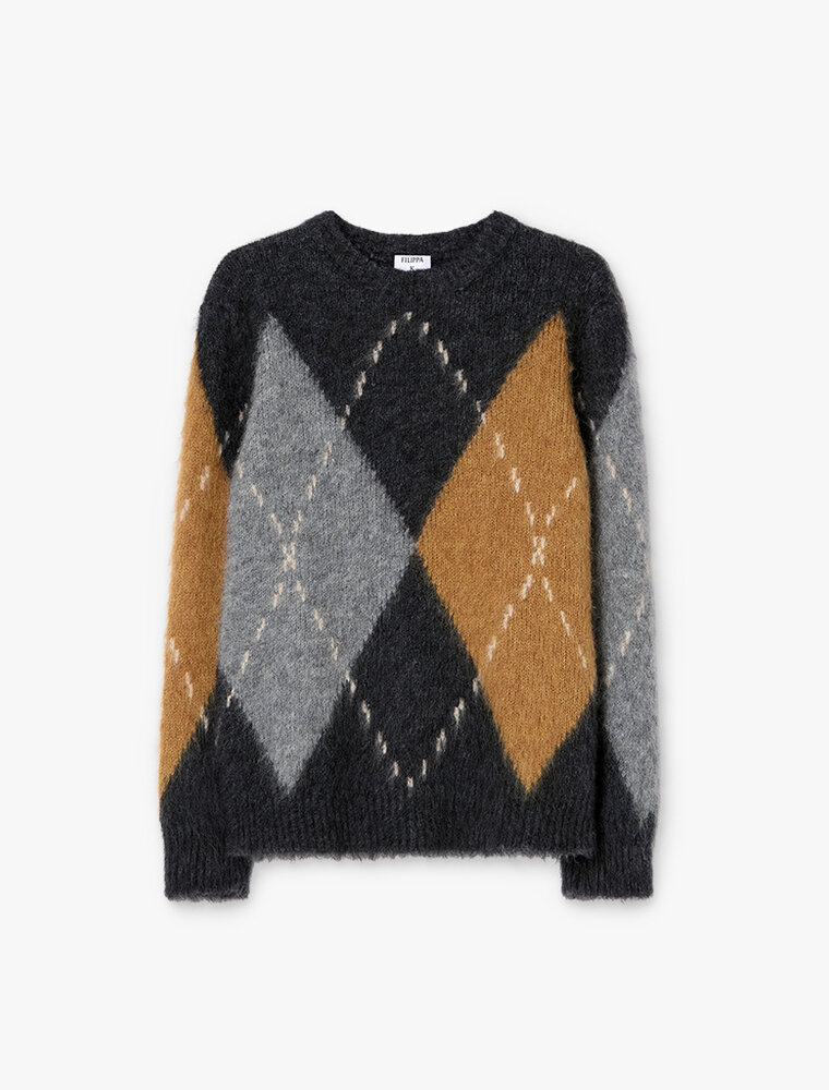 Filippa K Alpaca Check Sweater