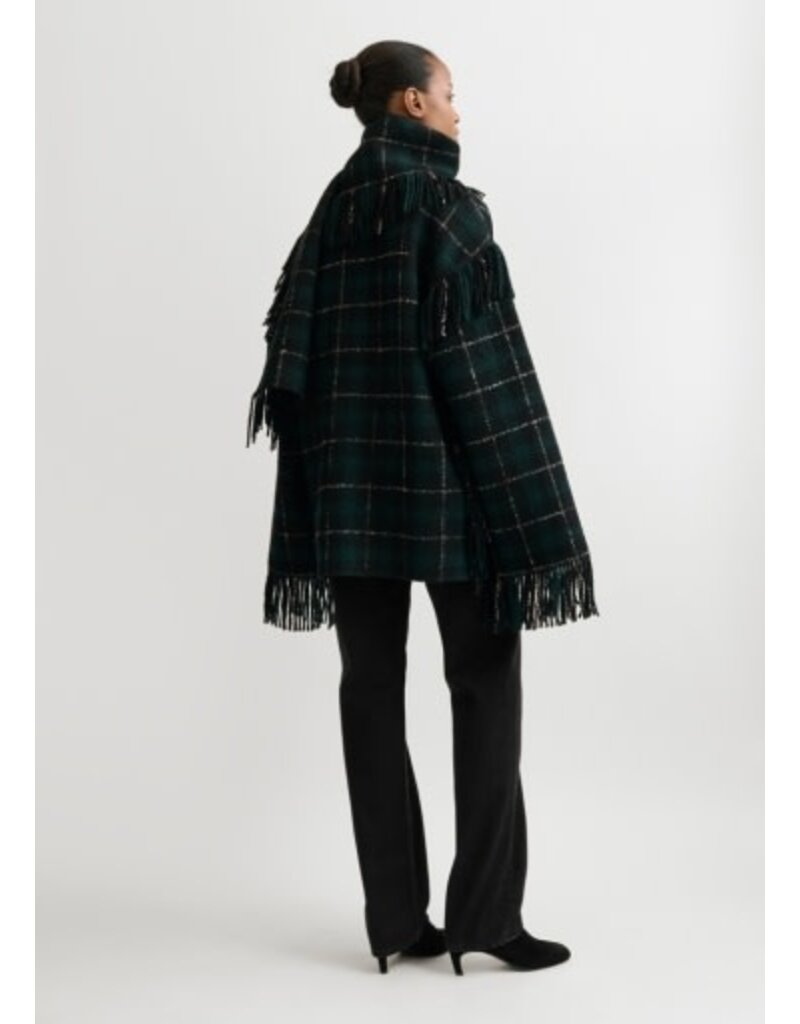 Toteme Fringed scarf jacket