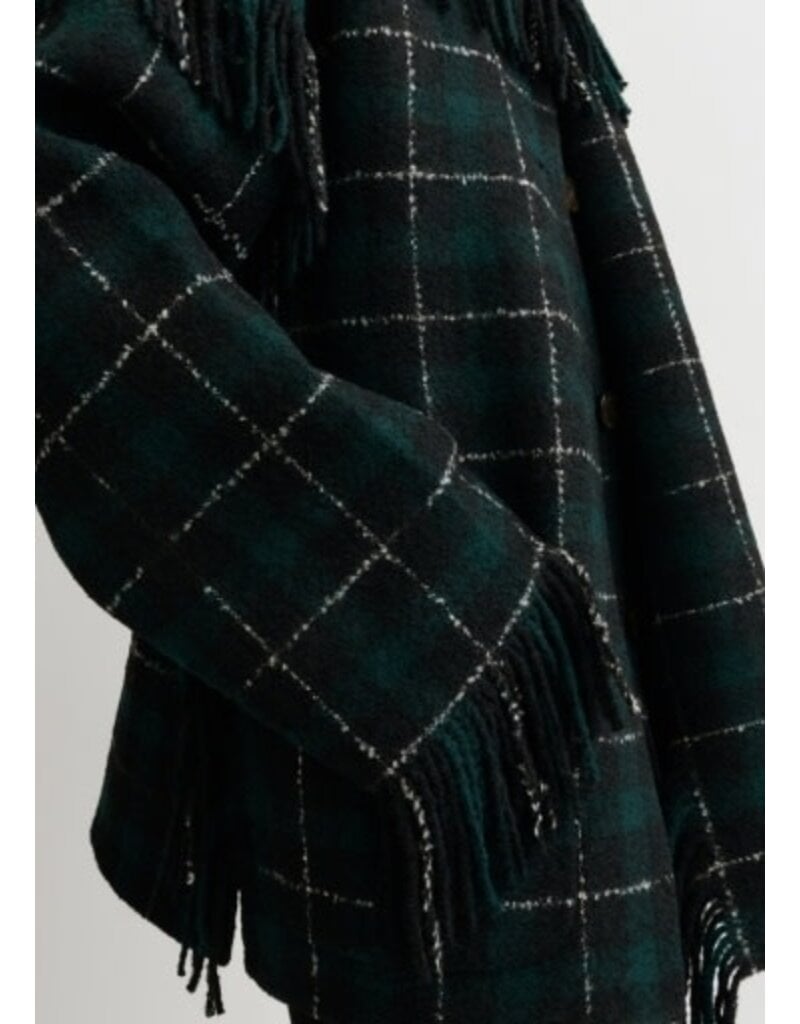 Toteme Fringed scarf jacket