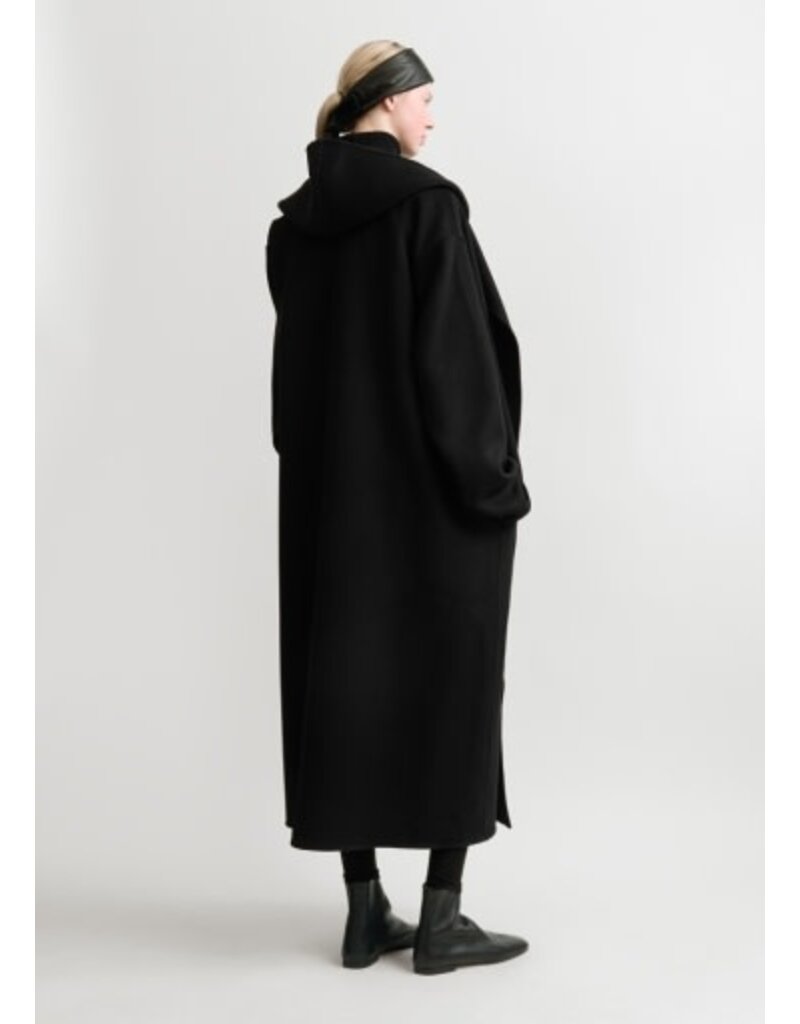 Toteme Hoodie belted coat