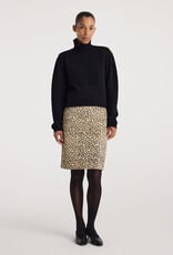 Róhe Cheetah Pony Hair Skirt