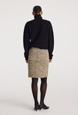 Róhe Cheetah Pony Hair Skirt