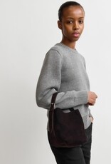 Toteme Small Belted suede tote