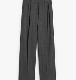 Toteme Herringbone double-pleat trousers