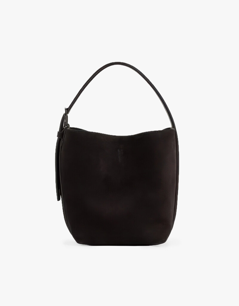 Toteme Small Belted suede tote