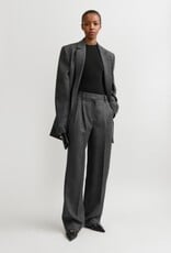 Toteme Herringbone double-pleat trousers