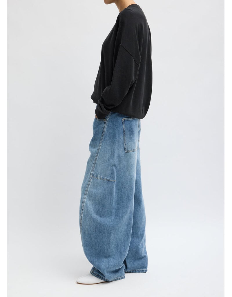Tibi Classic Wash Denim Sid Jean