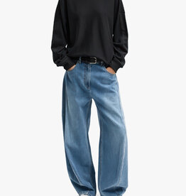 Tibi Classic Wash Denim Sid Jean