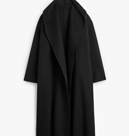 Toteme Hoodie belted coat