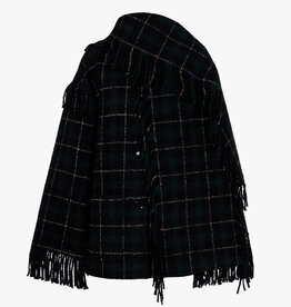 Toteme Fringed scarf jacket