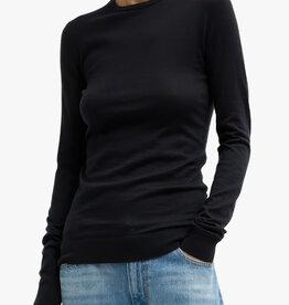 Tibi Tissue Cashmere Crewneck Pullover