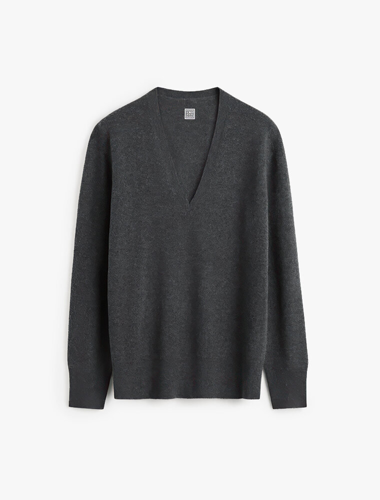 Toteme Fine V-neck knit