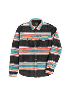 DARK SEAS ZULU FLEECE SHIRT BLK