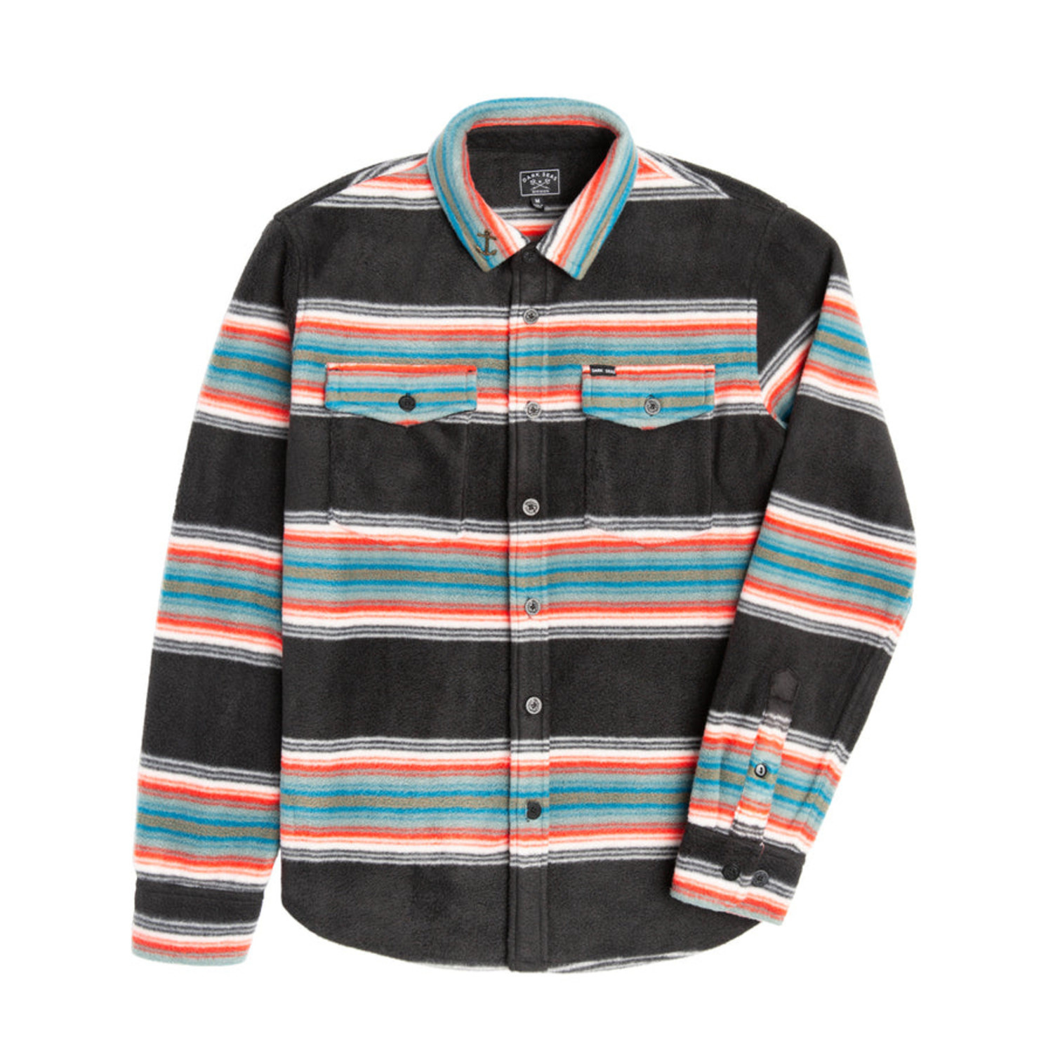 DARK SEAS ZULU FLEECE SHIRT BLK