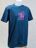 S3 S3 SKULL SURFER TEE BLUE