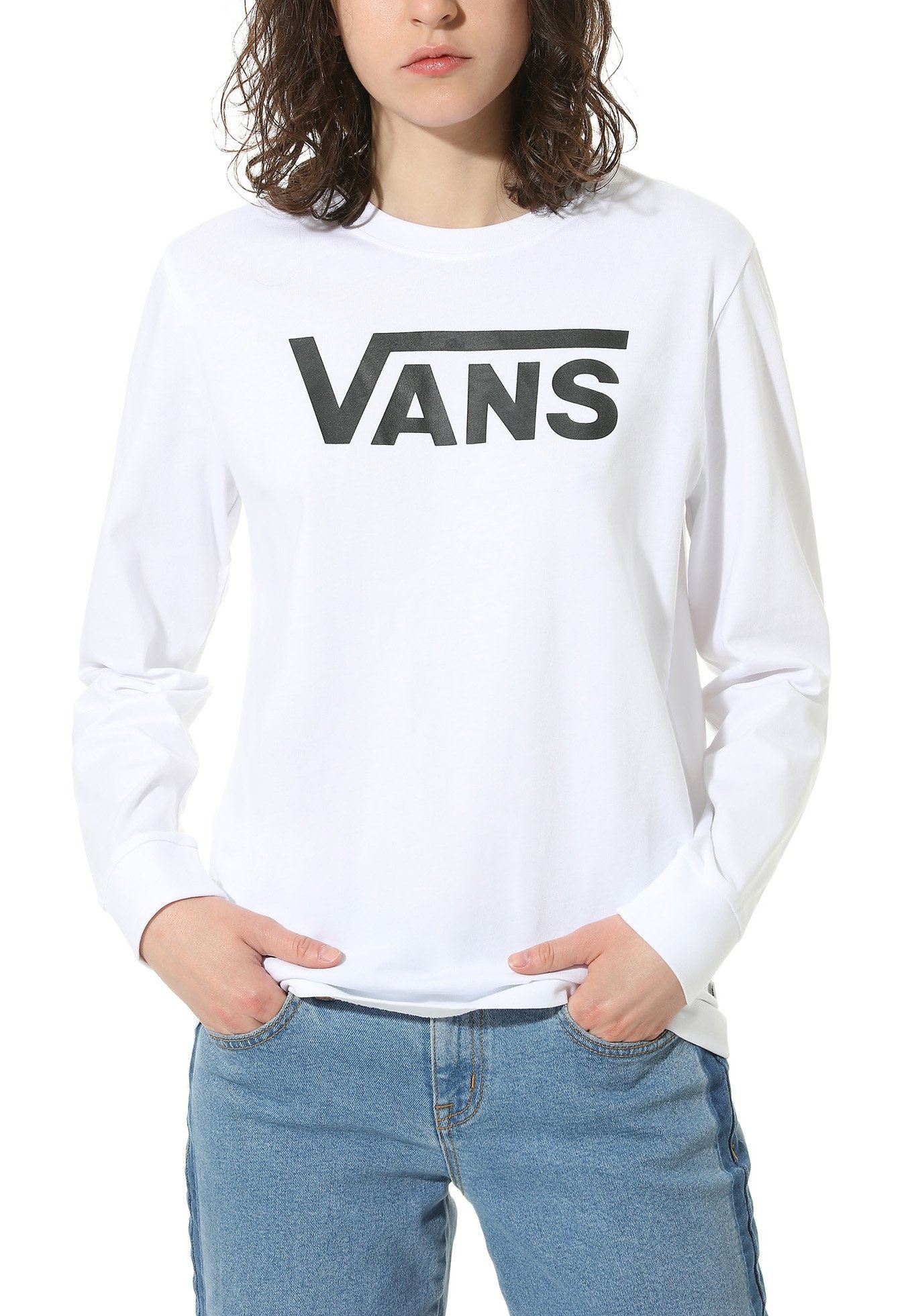 VANS W FLYING V LS WHT