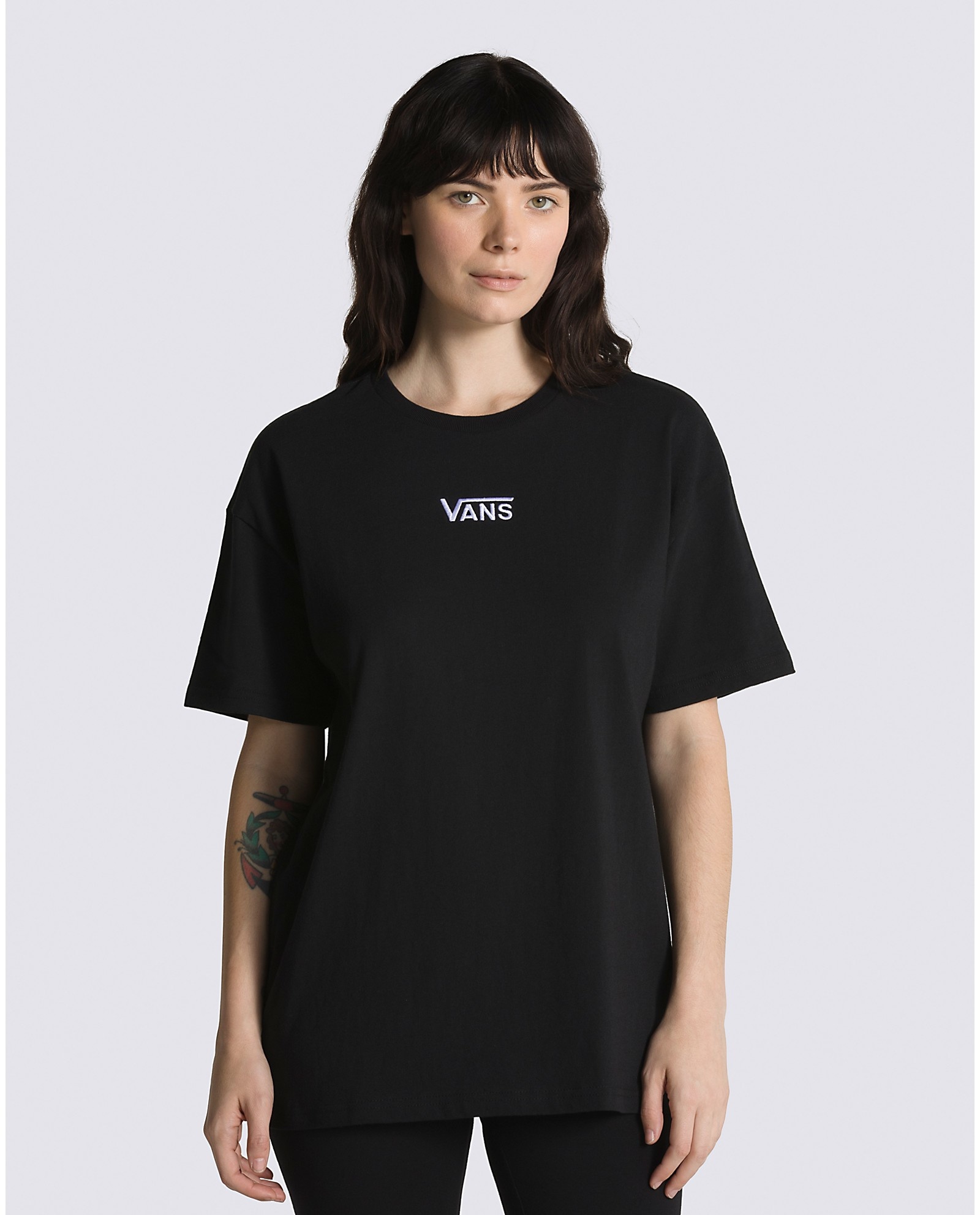 VA W CENTER VEE TEE BLACK