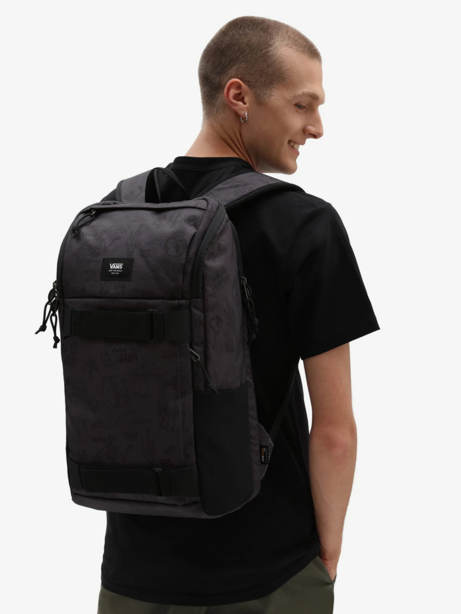 VANS VANS OBSTACLE SKATEPACK BLACK