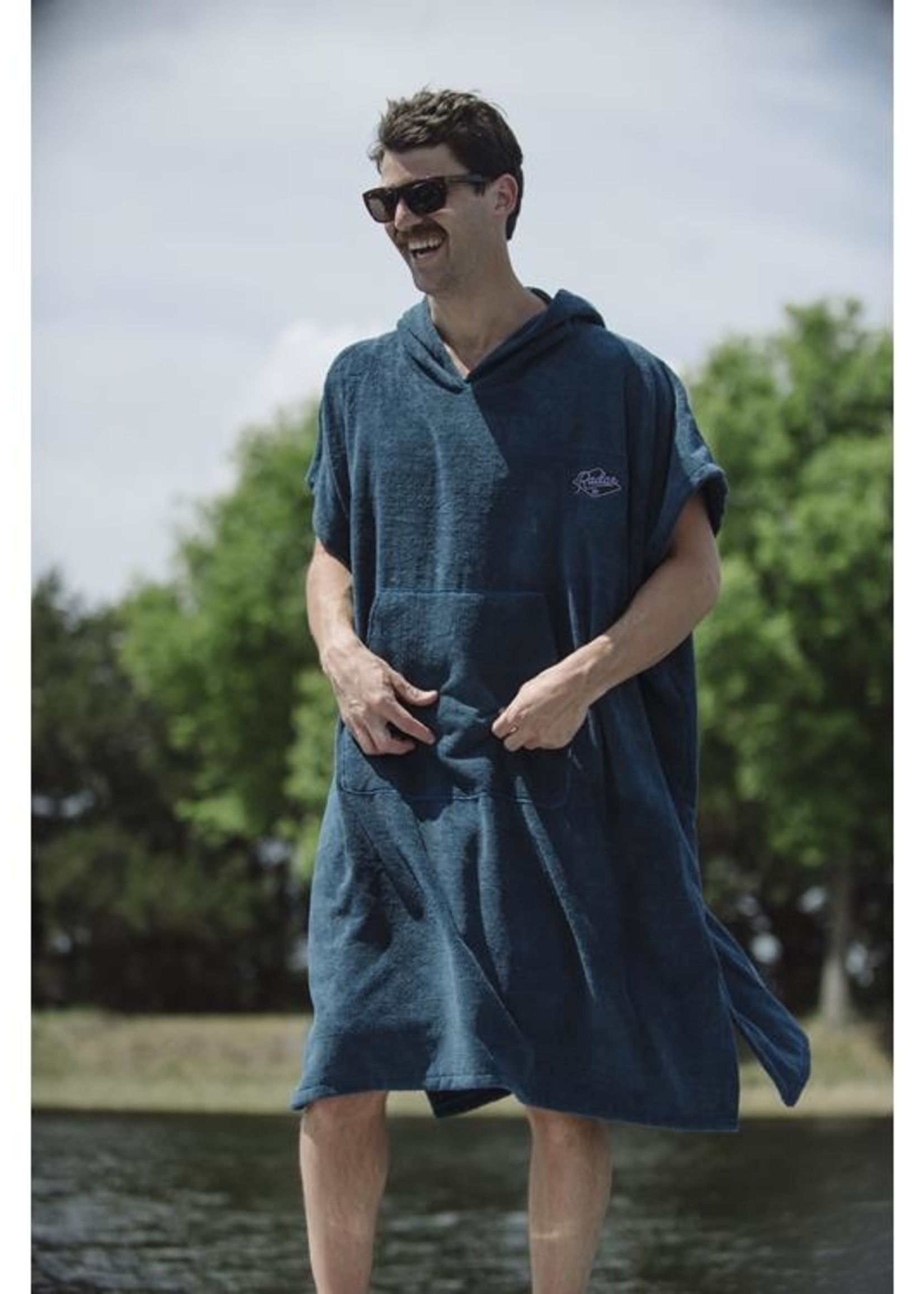 RADAR RADAR CHANGE PONCHO BLUE