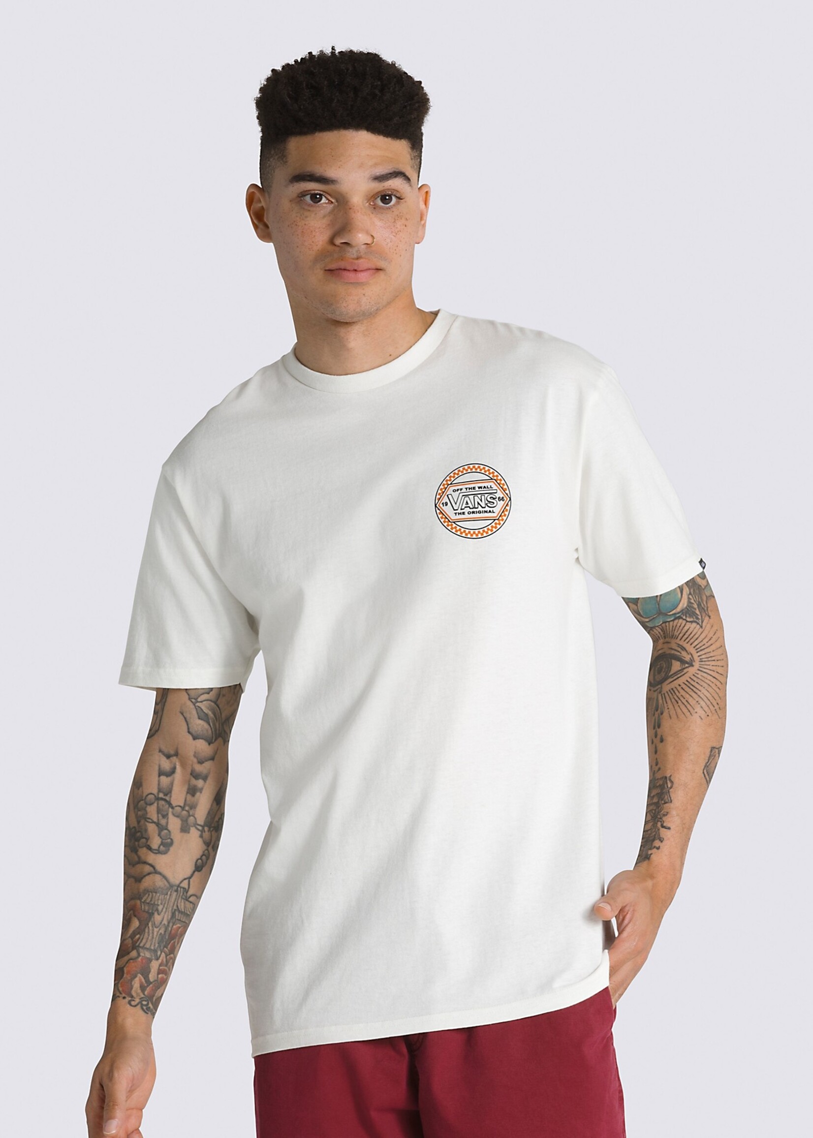 VANS VANS M CIRCLE CHECKER  SS TEE