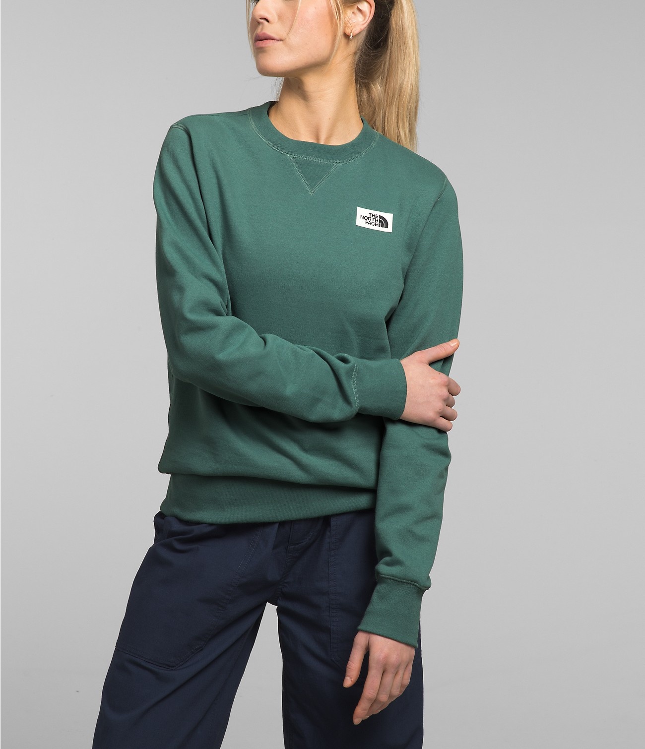 TNF TNF W HERITAGE PATCHCREW