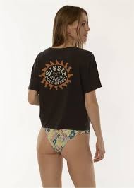 VISSLA SISSTR ALOHA CROP TEE