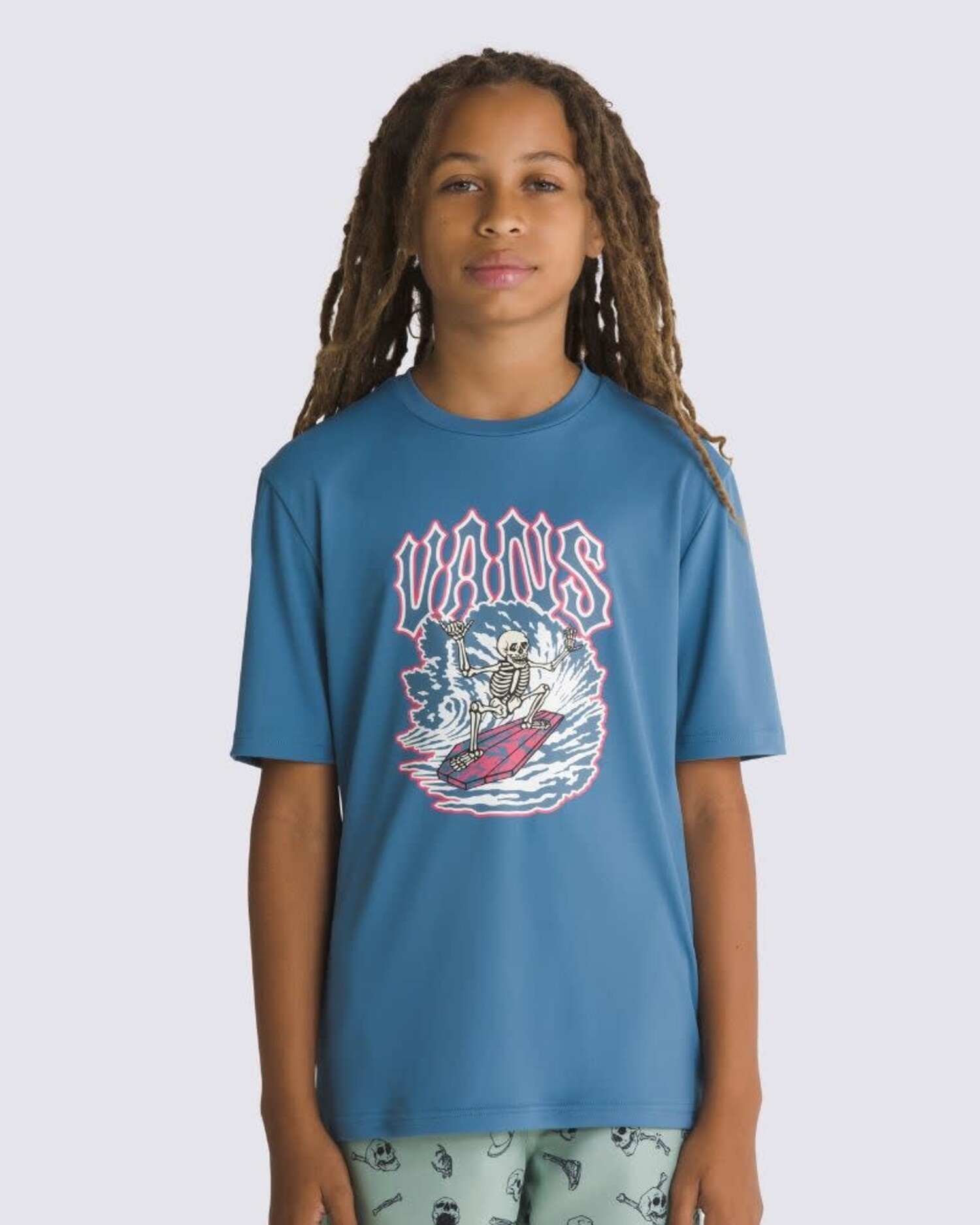 VANS K SURF SKELET RASHGUARD