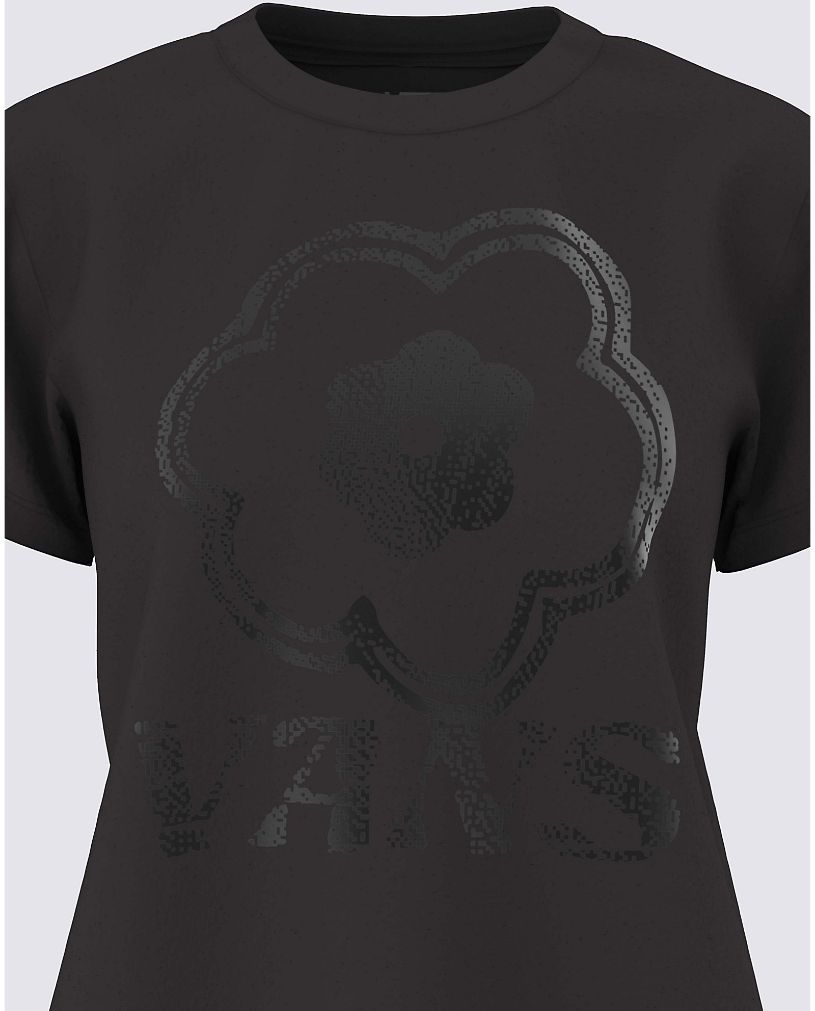 VANS W BLACKOUT FLORAL TEE