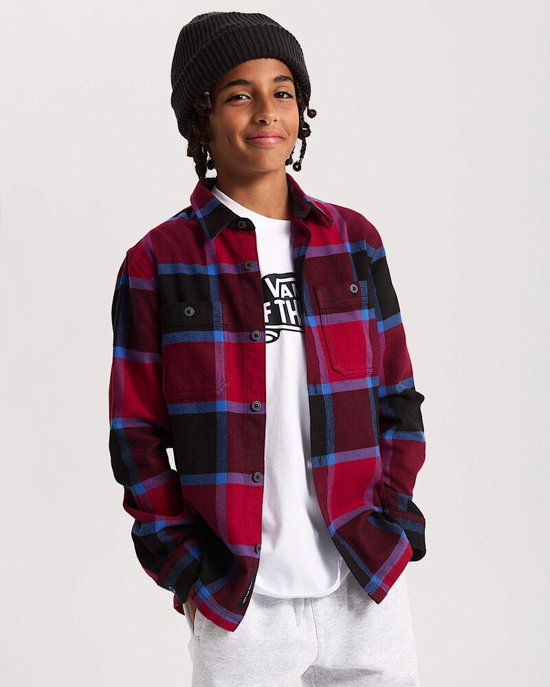 VANS VANS LARKSPUR PLAID BOY
