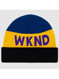 WKND WKND COLLISION BEANIE BLACK/YEL